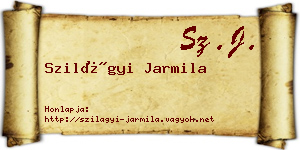 Szilágyi Jarmila névjegykártya